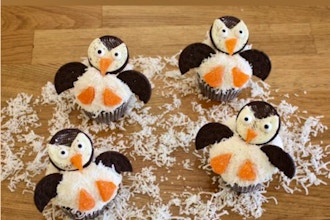 Penguin Cupcakes Class (Ages 2-8 w/ Caregiver)